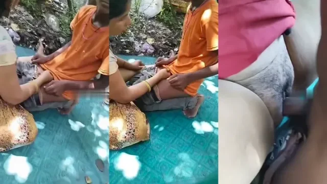 Desi Randi First Time Fucking with Virgin Teen Boy in Jungle